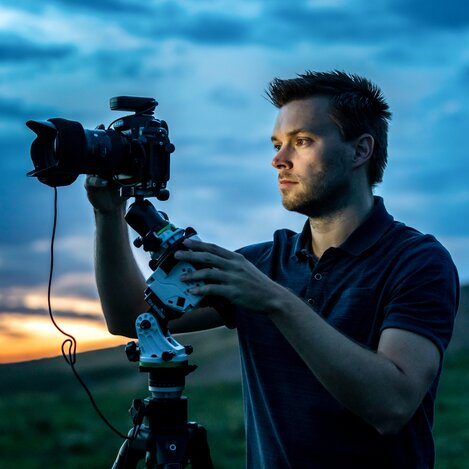 Michael Kleinburger fotografiert leidenschaftlich gerne den Sternenhimmel  | © www.lunghammer.at | Jimmy Lunghammer 