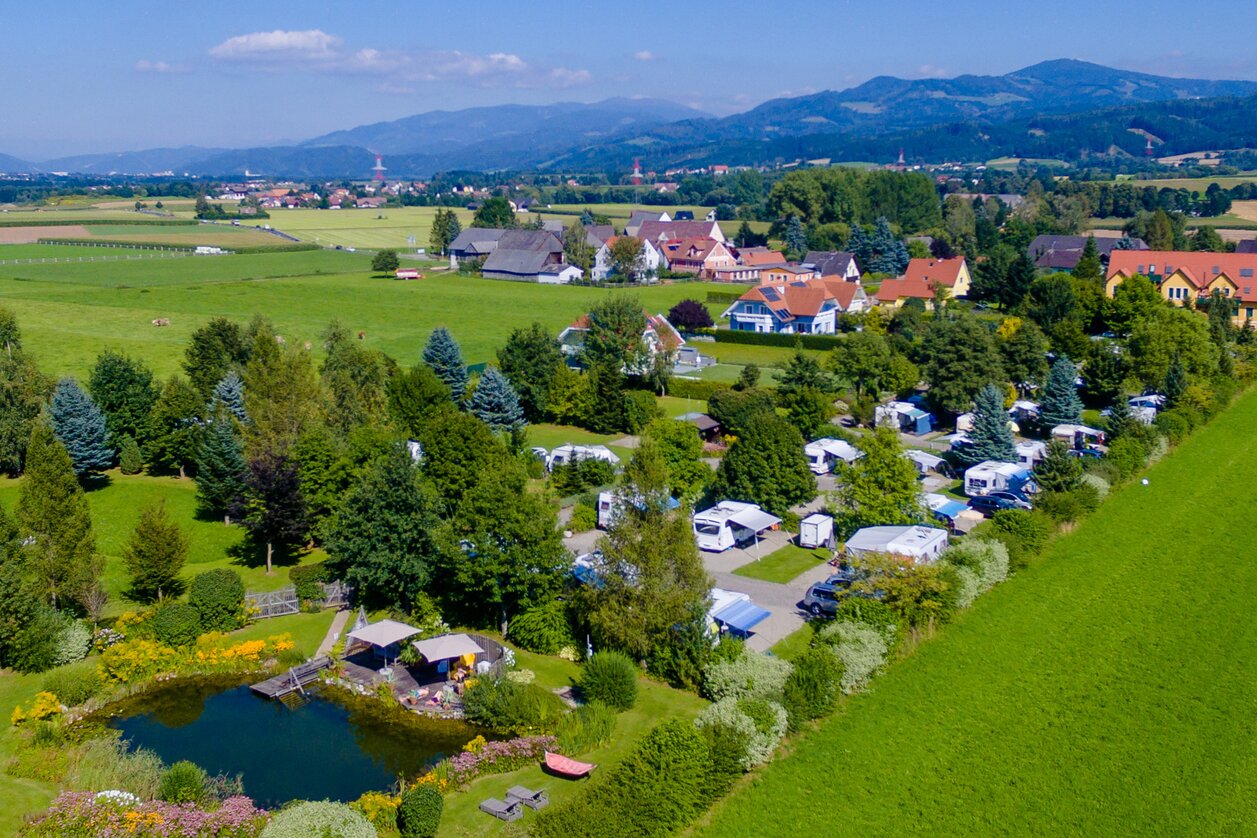 50plus Campingpark Fisching Vogelperspektive | © 50plus Campingpark Fisching | Tom Lamm