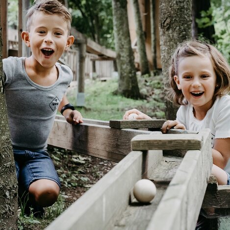 Holzkugelbahn im Waldpark | © TV Naturpark Almenland | Pretterhofer