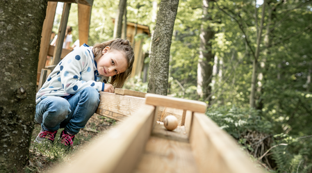 Holzkugelbahn im Waldpark | © TV Naturpark Almenland | Pretterhofer
