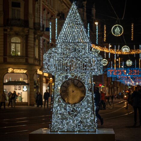 Miniatur-Uhrturm in der Herrengasse | © STG | Jesse Streibl