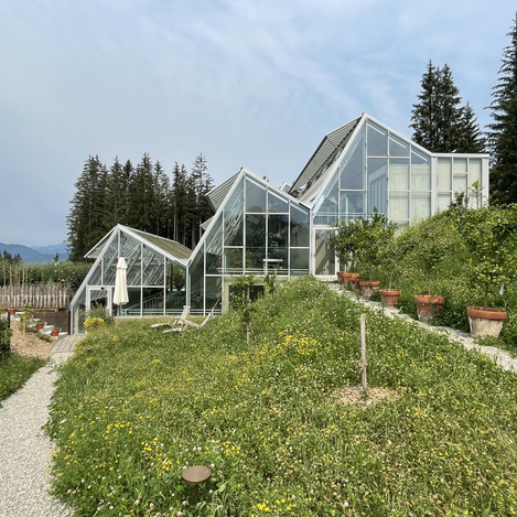 Mit der Abwärme aus der Küche werden die Glashäuser beheizt.  | © STG | Elisabeth Stolzer