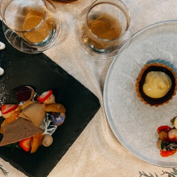 Aber auch das Dessert hat uns ordentlich beeindruckt. Genuss auf höchstem Niveau.  | © STG