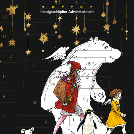Handgeschöpfter Zotter Adventkalender | © Schokoladenmanufaktur Zotter