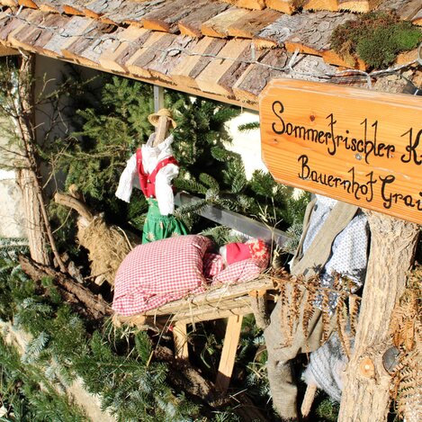 Weihnachtskrippe - Urlaub am Bauernhof Familie Grain