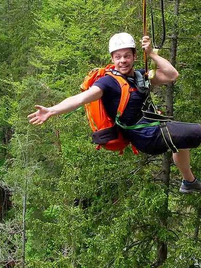 Fliegen durch den Hochseilgarten Palfau | © Freelife Outdoorsport GmbH | © Freelife Outdoorsport GmbH