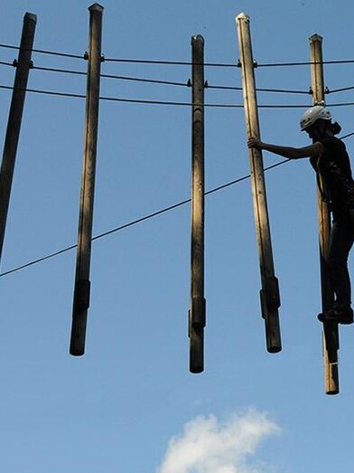 Adrenalinkick im Hochseilgarten Palfau | © Freelife Outdoorsport GmbH | © Freelife Outdoorsport GmbH