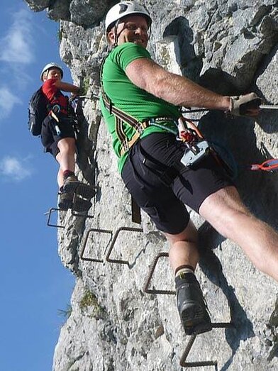Am Klettersteig Kaisergams | © Freelife Outdoorsport GmbH | © Freelife Outdoorsport GmbH