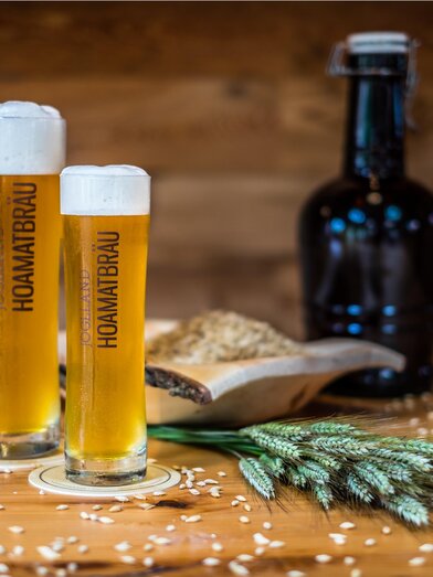 Joglland Hoamatbräu_Beerglasses_Eastern Styria | © Joglland Hoamatbräu | Markus Pichler | © Joglland Hoamatbräu