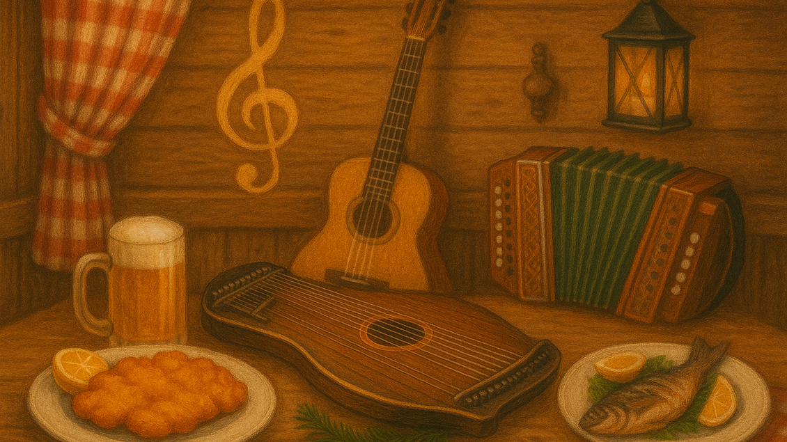 Instrumente am Tisch