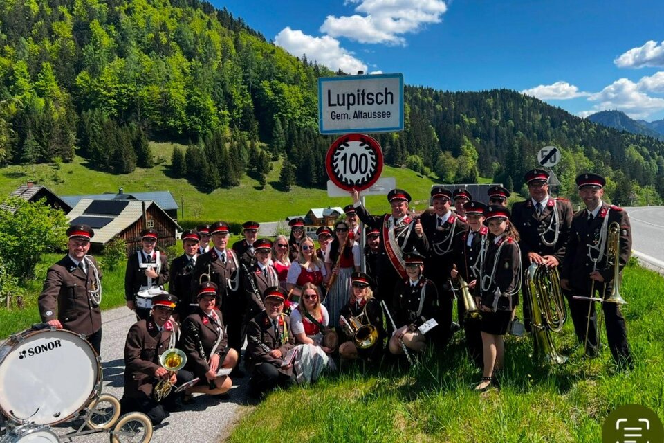 Feuerwehrmusik Lupitsch, Altaussee, Musikgruppe | © Carolina Daxner