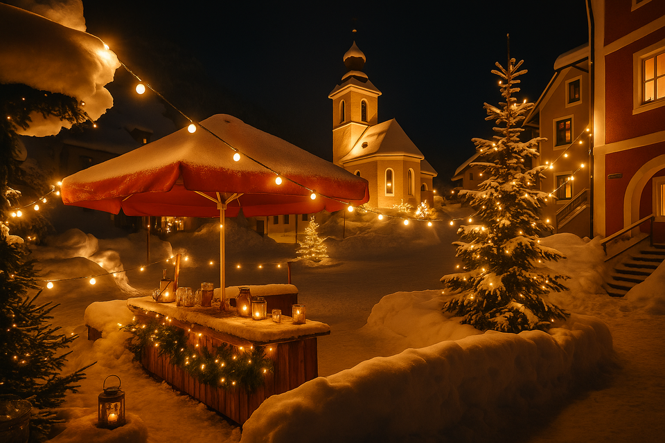 Symbolbild Silvester am Dorfplatz