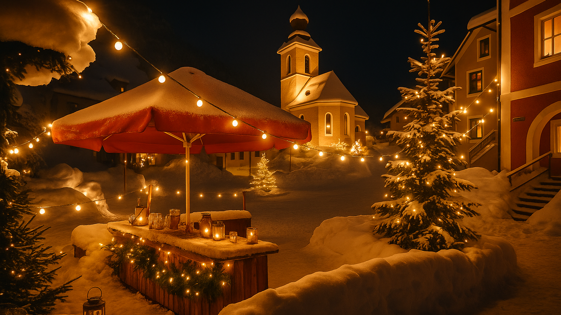 Symbolbild Silvester am Dorfplatz