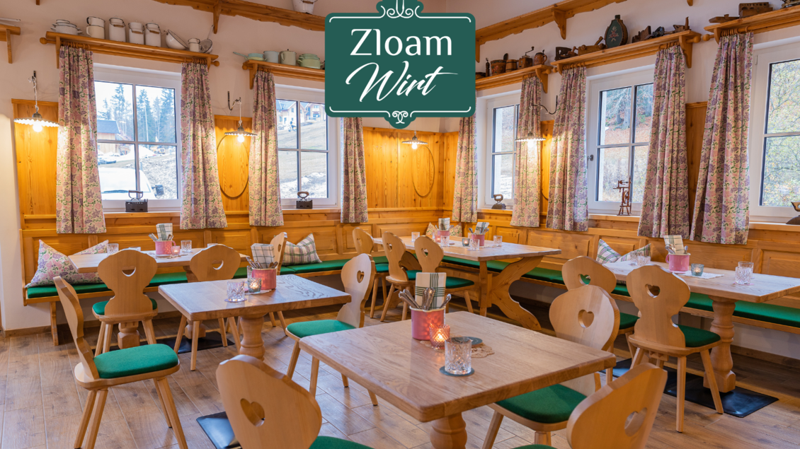 Narzissendorf Zloam, Zloam Wirt, Stube | © www.zloam.at