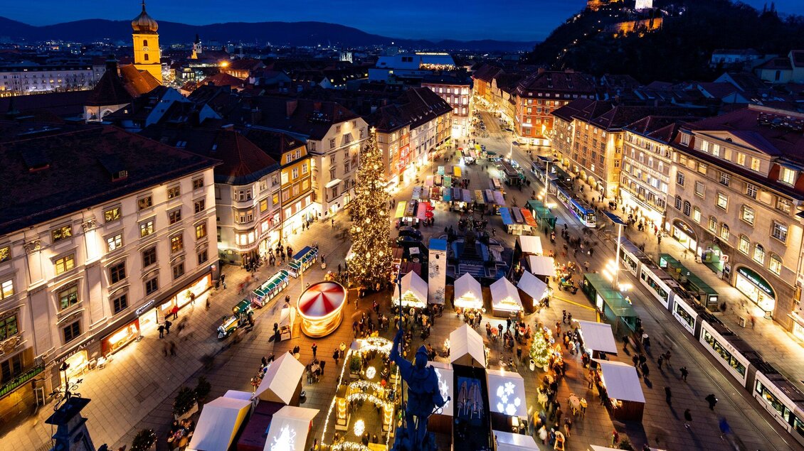 Christkindlmarkt am Hauptplatz | © Graz Tourismus-Harry Schiffer