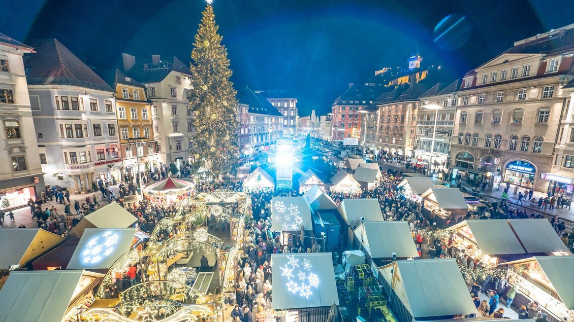 Christkindlmarkt am Hauptplatz | © Stadt Graz Foto Fischer