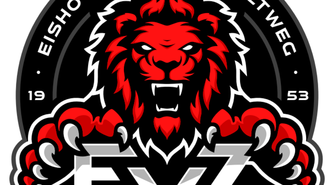 Ein Logo des Eishockeyvereins Zeltweg mit einem kraftvollen Löwenkopf. Es zeigt die Buchstaben „EVZ“ und symbolisiert Teamgeist und Leidenschaft für den Sport. | © EVZ Murtal Lions