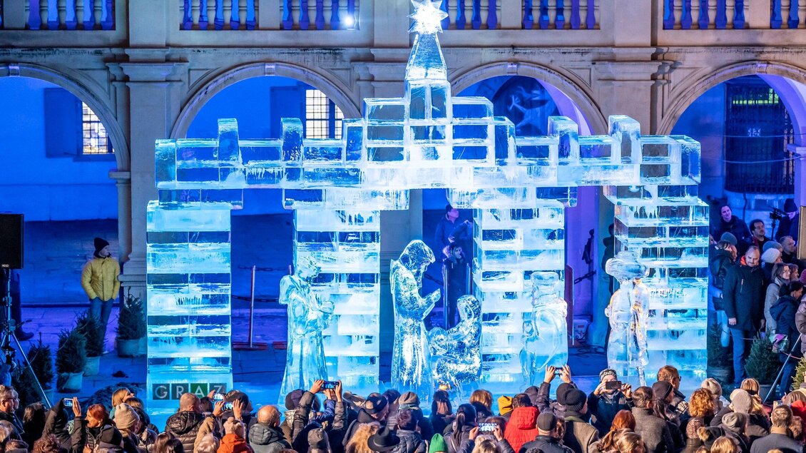 Eiskrippe 2022 | © Stadt Graz - Foto Fischer