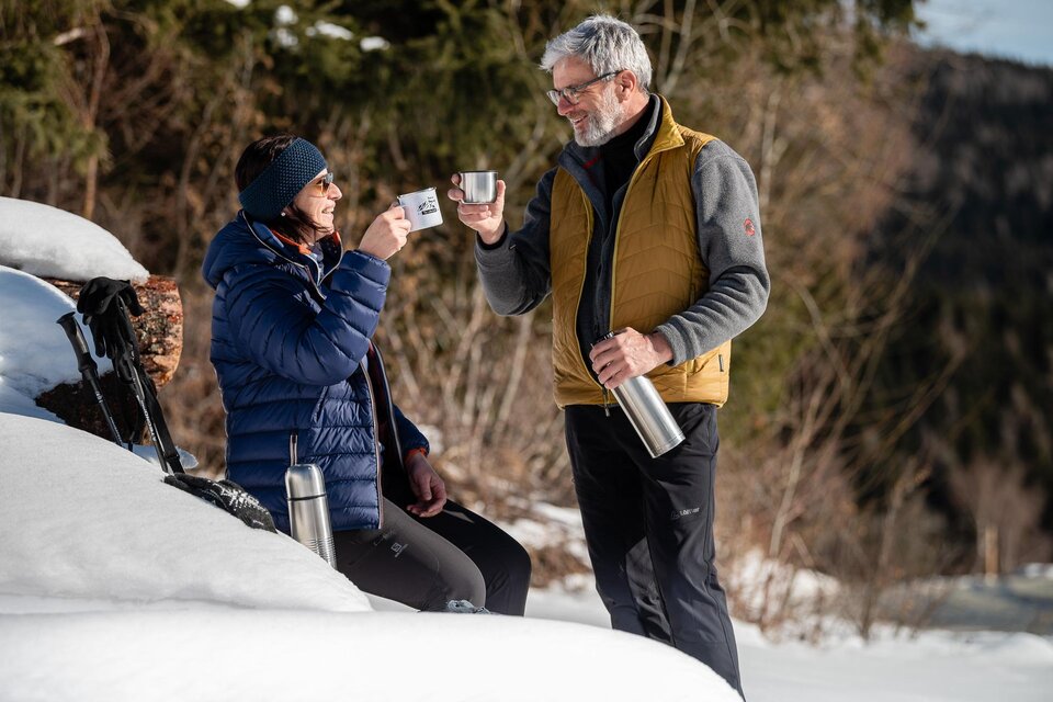Silvesterwanderung_Pause_Oststeiermark | © Oststeiermark Tourismus