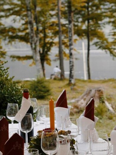 Gasthaus Murbodenhüttl, Grundlsee, Set table | © Prommer | Prommer | © Prommer