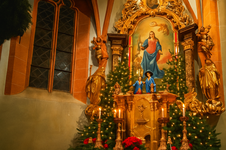 Symbolbild Krippenfeier in der Pfarrkirche