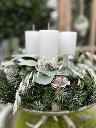 Weihnachtsgesteck | © Elisabeth Micko | © Elisabeth Micko