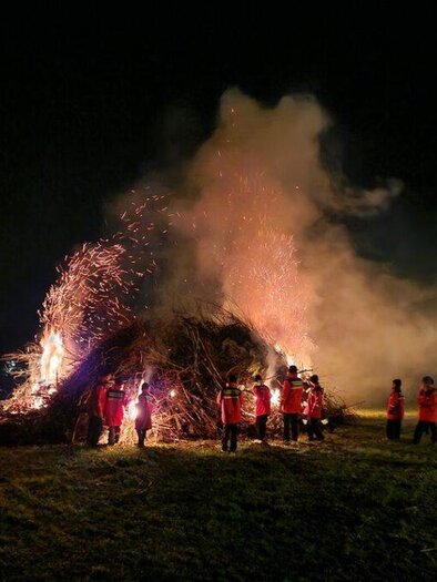 Osterfeuer Friedberg am Erlebnisberg | © Freiwillige Feuerwehr Friedberg