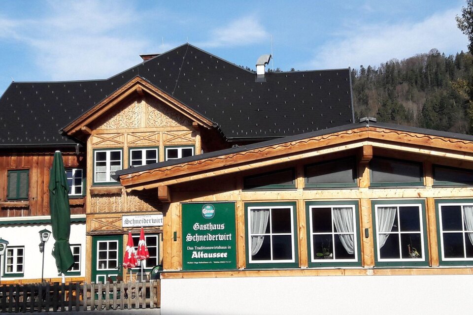 Schneiderwirt, Altaussee, Hausansicht | © Schneiderwirt, Altaussee, Hausansicht