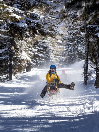 Tobogganing at Zirbitzkogel. | © Steiermark Tourismus