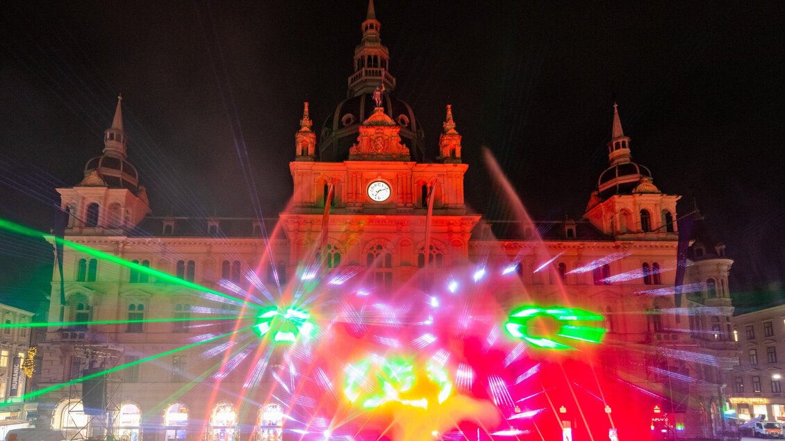 Silvester-Spektakel am Grazer Hauptplatz | © Graz Tourismus - Harry Schiffer