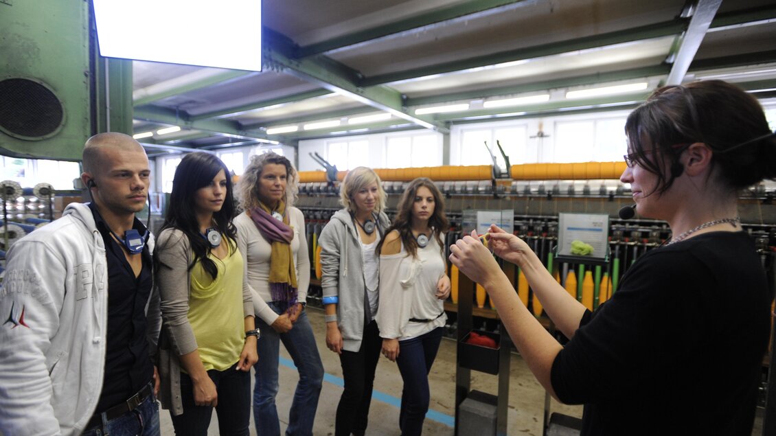 Fühlstation Spinnerei | © Steiner 1888