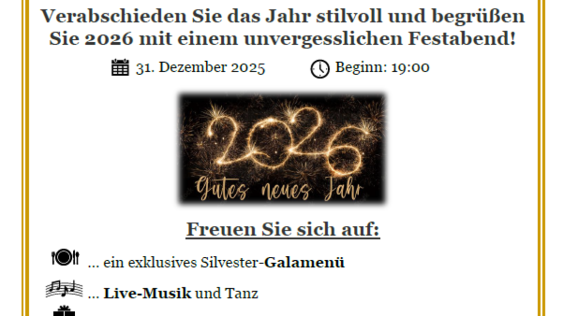 Stimmungsvoller Silvesterabend | © Häuserl im Wald