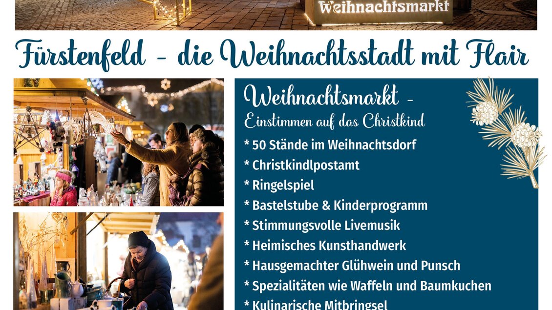 Information Fürstenfelder Weihnachtsmarkt | © Stadtmarketing