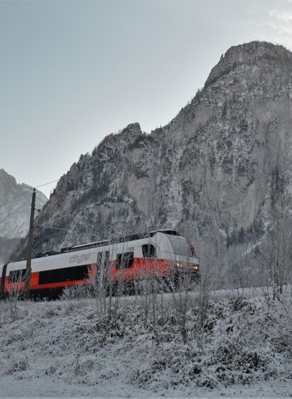 Mobilität im Gesäuse mit Zügen der ÖBB | © Kurt Gutternigg | © Kurt Gutternigg