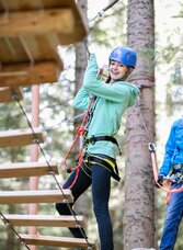 Almerlebnispark_High-Rope-Course_Eastern Styria | © AlmErlebnispark Teichalm | Harald Eisenberger | © AlmErlebnispark Teichalm