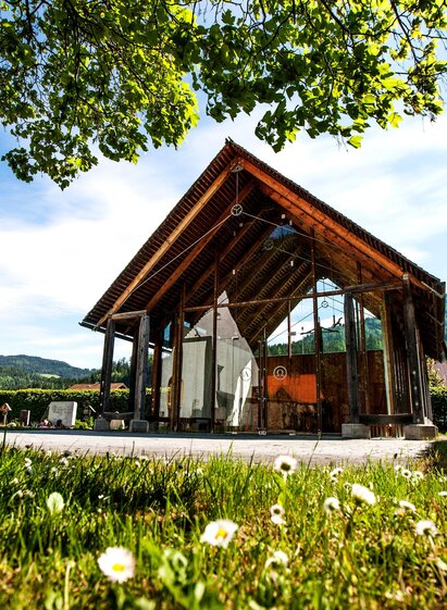 Aufbahrungshalle Murau | Tom Lamm | © Holzwelt Murau