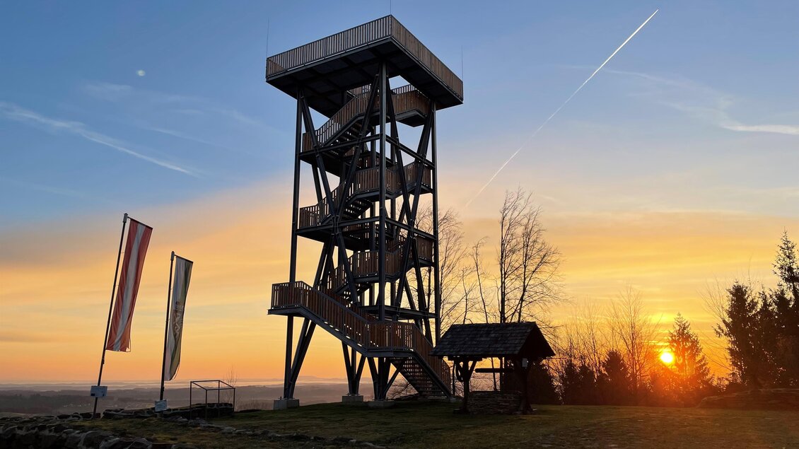 Aussichtswarte Morgendämmerung | © Anna Koch