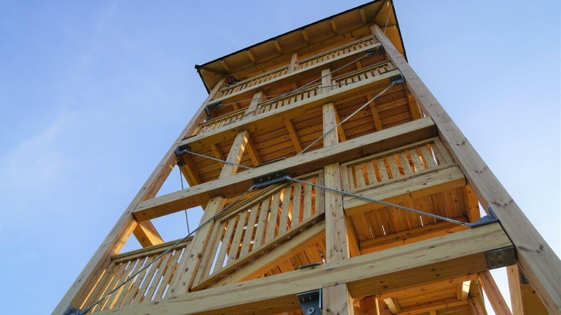 Zahlreiche Stufen bis ganz hinauf | © Gemeinde Unterlamm