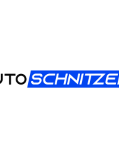 A logo of Autoschnitzer in blue and black. It displays the brand name clearly and succinctly. | © auto-schnitzer.at