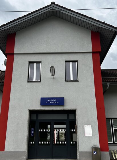 Bahnhof Mariahof vorne | Johanna Jäger | © Tourismusverband Murau