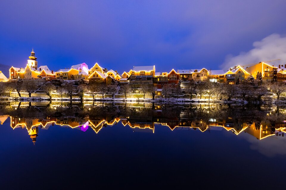 Illuminated Frohnleiten skyline - Impression #1 | © (c) Region Graz - Harry Schiffer