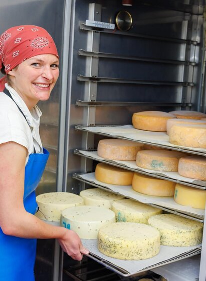 Käseproduktion, Engelhardthof | Martin Huber | © Martin Huber