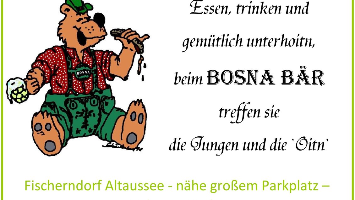 Bosna Bär,  Altaussee, Logo | © Bosna Bär_Gaisberger