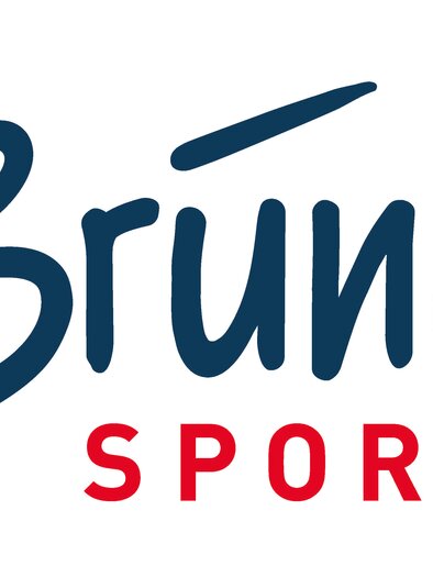 Logo of Bründl Sports in blue and red. It presents itself as modern and sporty. | © Bruendl Sports