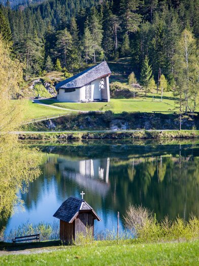Blick zur Bruder Klaus Kirche | © TV Mariazeller Land | Fred Lindmoser | © TV Hochsteiermark