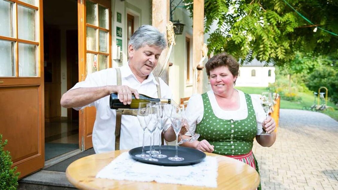 Buschenschank Breitenberger_Willkommen_Oststeierma | © Buschenschank Breitenberger