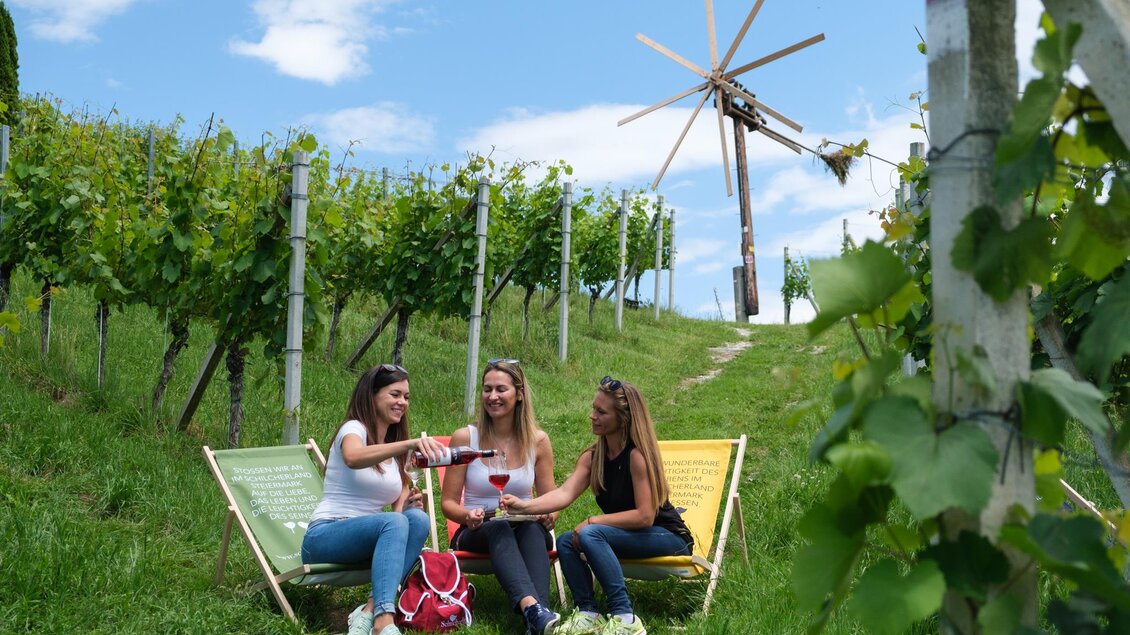 Erholung und Schilchergenuss im Weingarten | © Schilcherland Steiermark