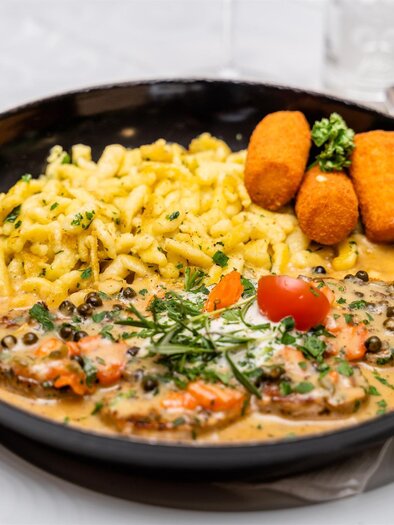 Hauptgang - Cafe Restaurant Herg | © Stephan Friesinger