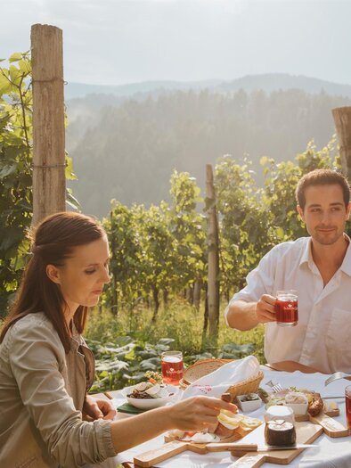 Die Jause im Schilcherland genießen | © TV Südsteiermark - Lupi Spuma
