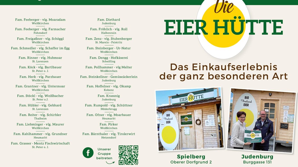 Eierhütte-Judenburg-Folder1-Murtal-Steiermark | © Eierhütte